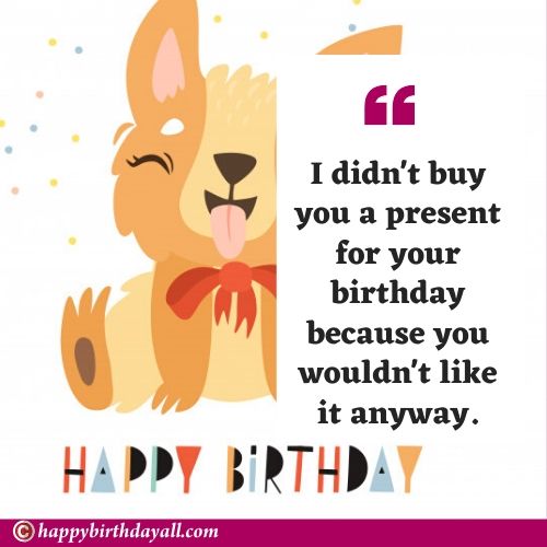 Funny Birthday Messages for Friends