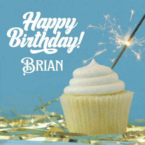 Happy Birthday Brian Gif