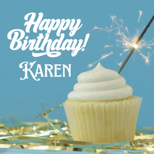 Happy Birthday Karen Gif