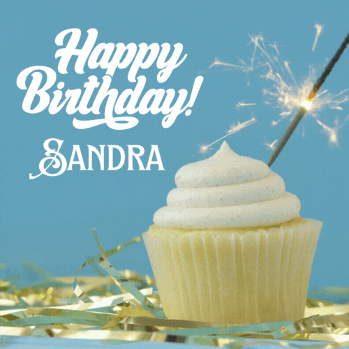 Happy Birthday Sandra Gif