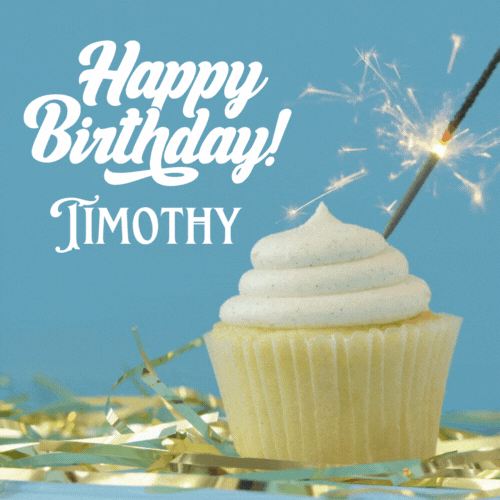 Happy Birthday Timothy Gif