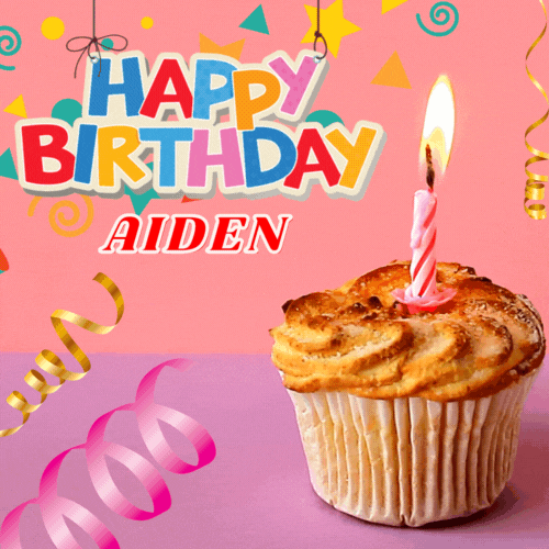 Happy Birthday Aiden Gif