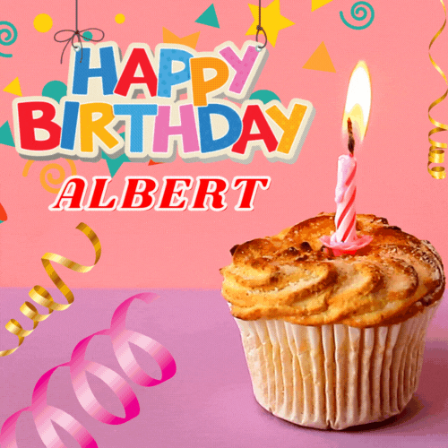 Happy Birthday Albert Gif