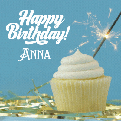 Happy Birthday Anna Gif