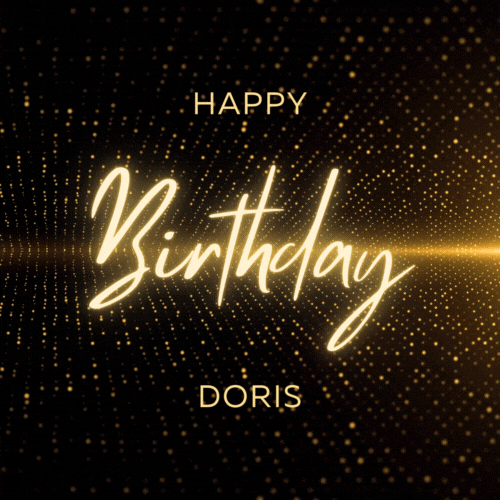 Happy Birthday Doris gif free download