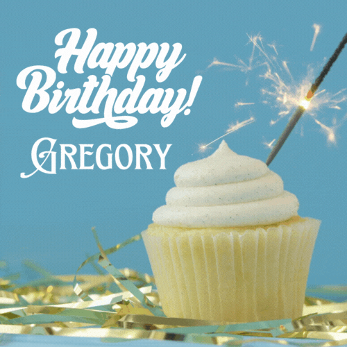 Happy Birthday Gregory Gif