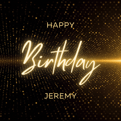 Happy Birthday Jeremy Gif