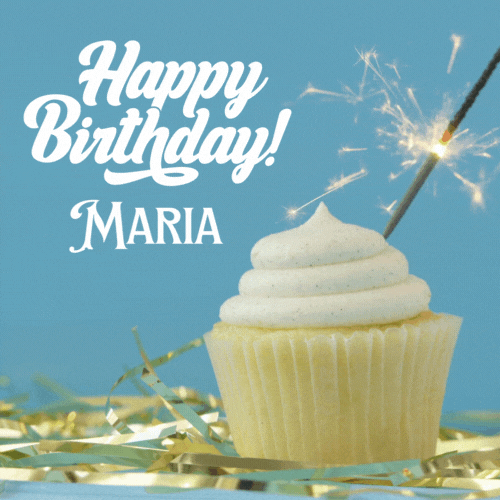 Happy Birthday Maria Gif