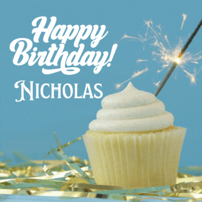 Happy Birthday Nicholas Gif