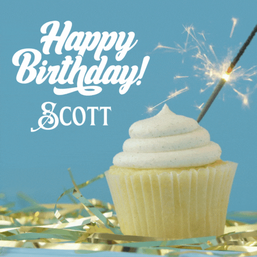 Happy Birthday Scott Gif