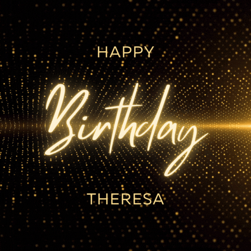 Happy Birthday Theresa Gif