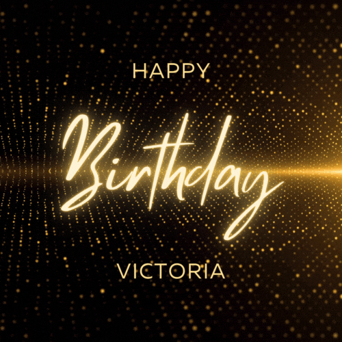 Happy Birthday Victoria Gif