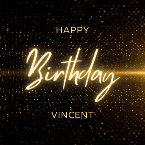 Happy Birthday Vincent Gif