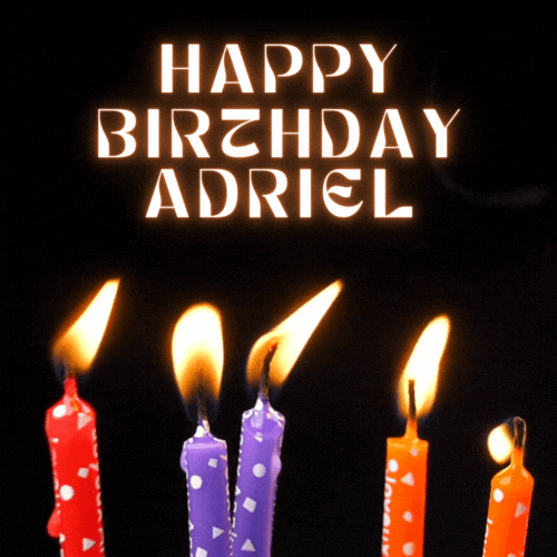 Happy Birthday Adriel Gif