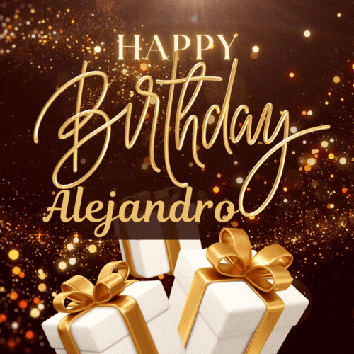 Happy Birthday Alejandro Gif