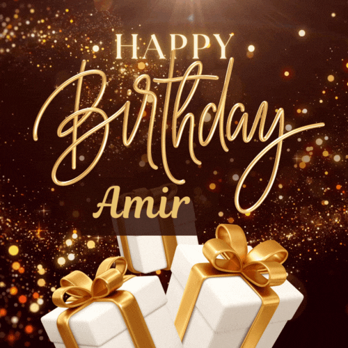 Happy Birthday Amir Gif