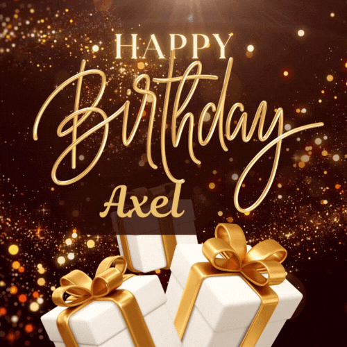 Happy Birthday Axel Gif