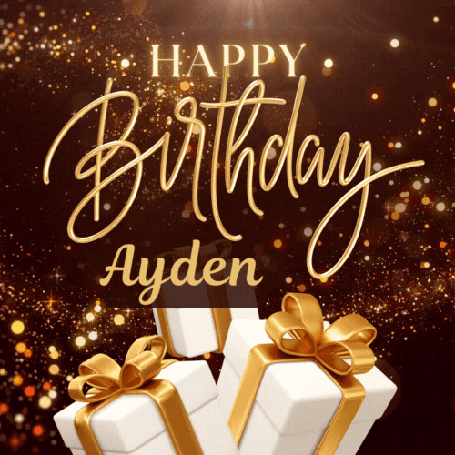 Happy Birthday Ayden Gif