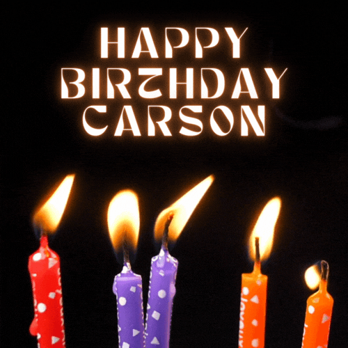 Happy Birthday Carson Gif