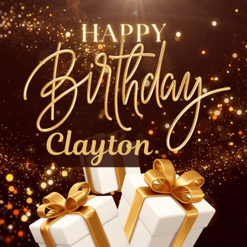 Happy Birthday Clayton Gif