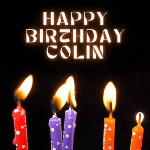 Happy Birthday Colin Gif