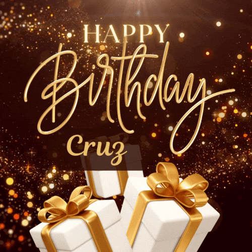 Happy Birthday Cruz Gif