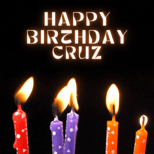 Happy Birthday Cruz Gif