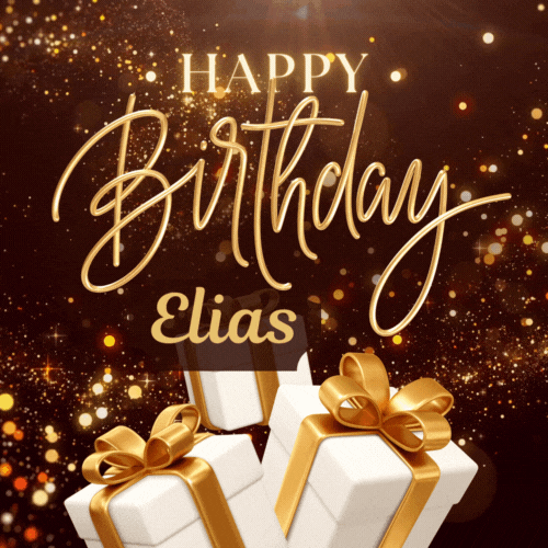 Happy Birthday Elias Gif