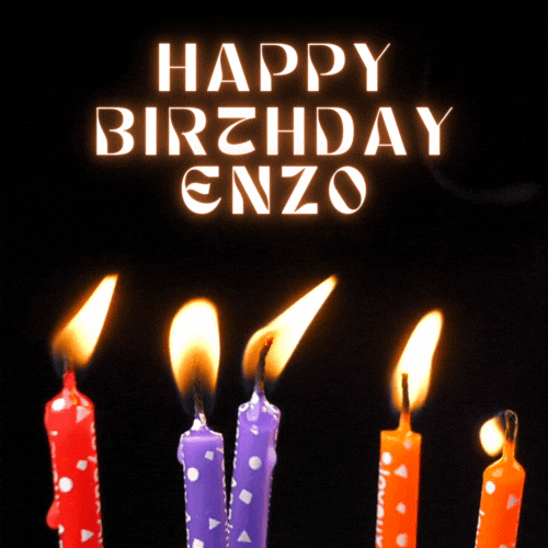 Happy Birthday Enzo Gif