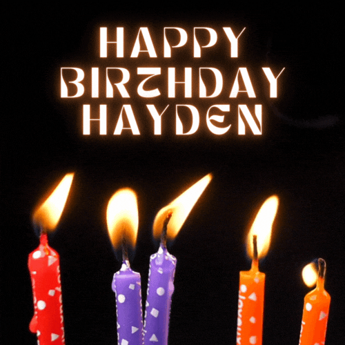 Happy Birthday Hayden Gif