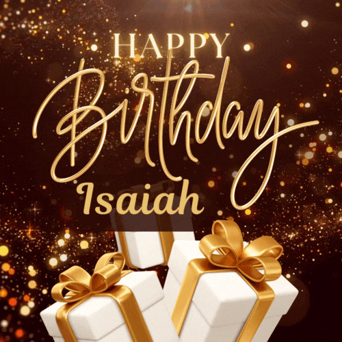 Happy Birthday Isaiah Gif