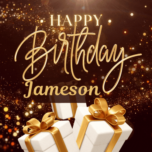Happy Birthday Jameson Gif