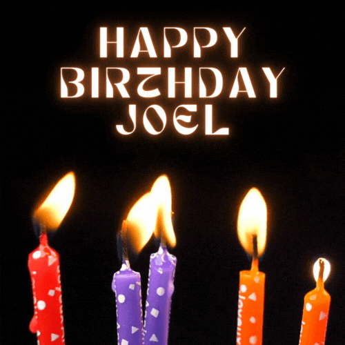 Happy Birthday Joel Gif