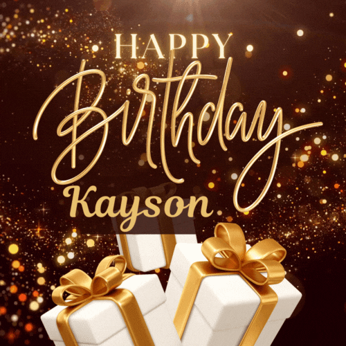 Happy Birthday Kayson Gif