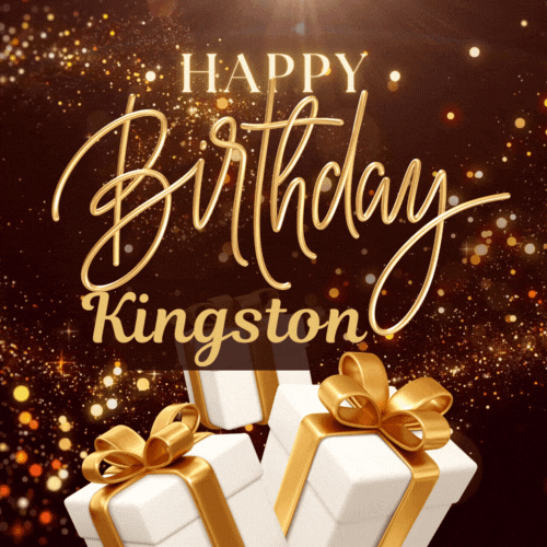 Happy Birthday Kingston Gif