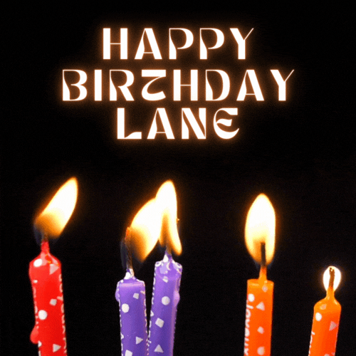 Happy Birthday Lane Gif