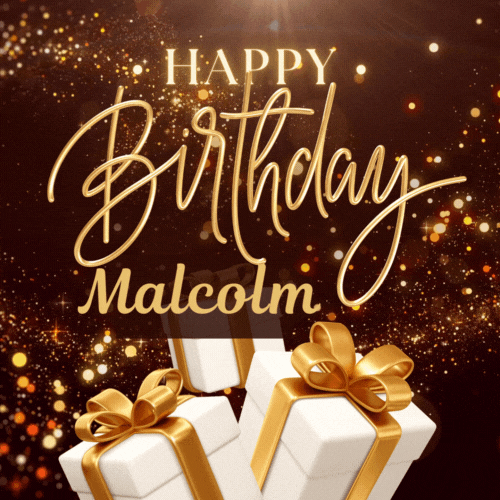 Happy Birthday Malcolm Gif