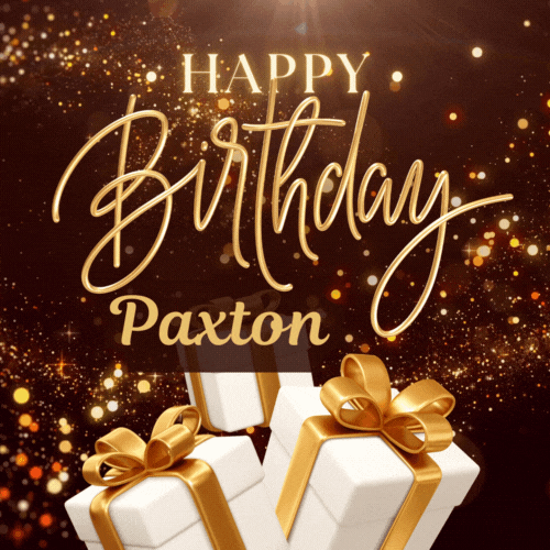 Happy Birthday Paxton Gif
