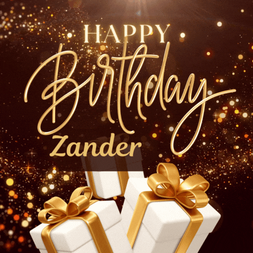 Happy Birthday Zander Gif