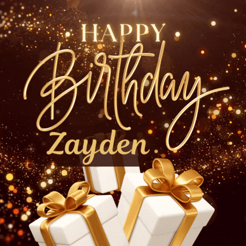 Happy Birthday Zayden Gif