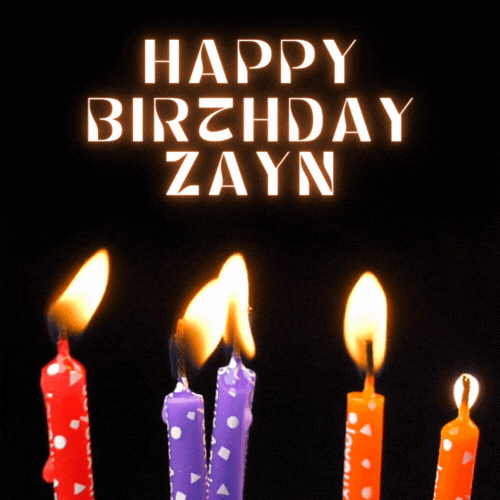 Happy Birthday Zayn Gif