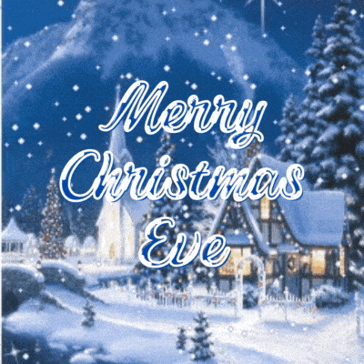 30+ Animated Merry Christmas Eve GIFs Images Download
