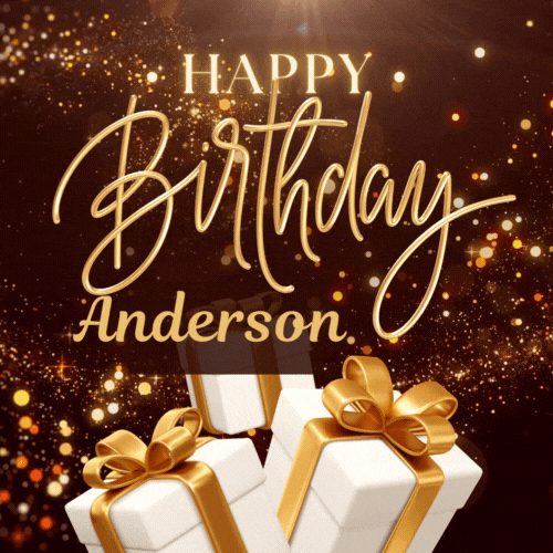 Happy Birthday Anderson Gif