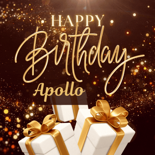 Happy Birthday Apollo Gif