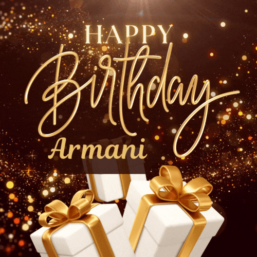Happy Birthday Armani Gif