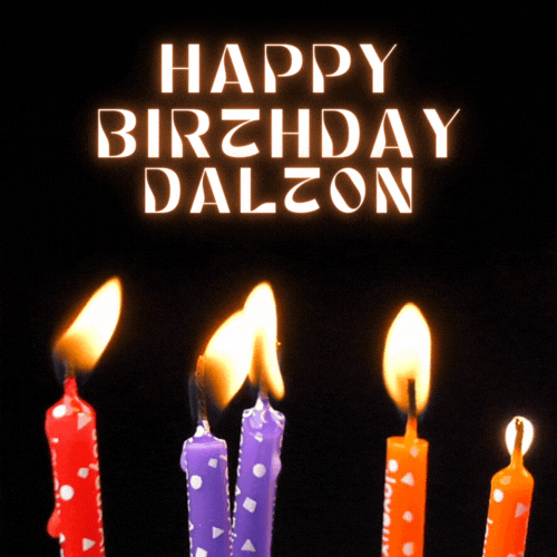 Happy Birthday Dalton Gif