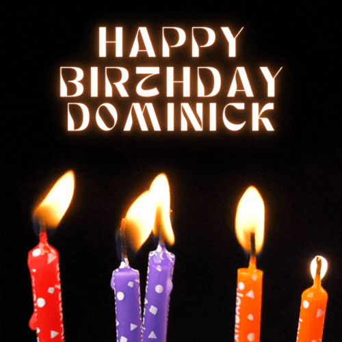 Happy Birthday Dominick Gif