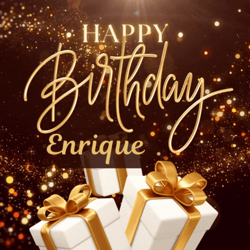 Happy Birthday Enrique Gif