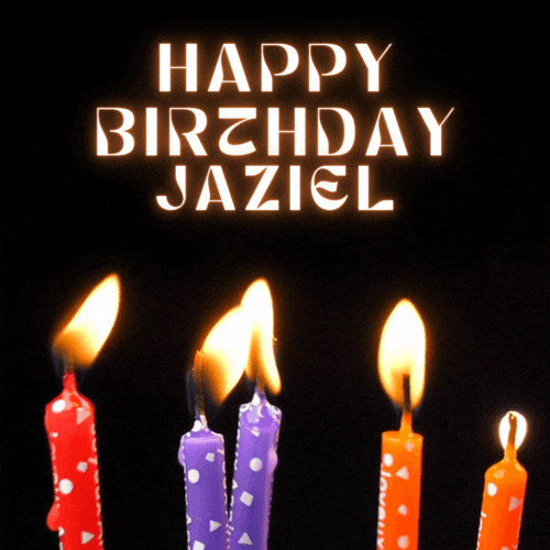 Happy Birthday Jaziel Gif