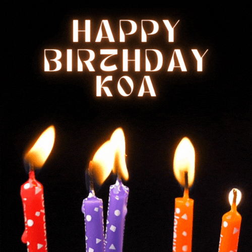 Happy Birthday Koa Gif